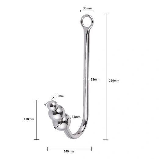 Beaded 5334 Anal with Hook Cuffs Elegant and Collar 0802